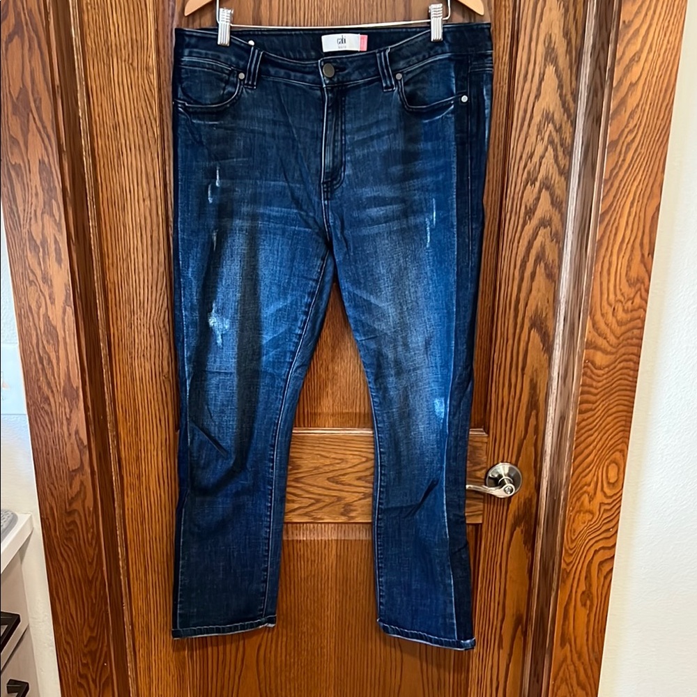 CAbi Tuxedo High Straight Jean